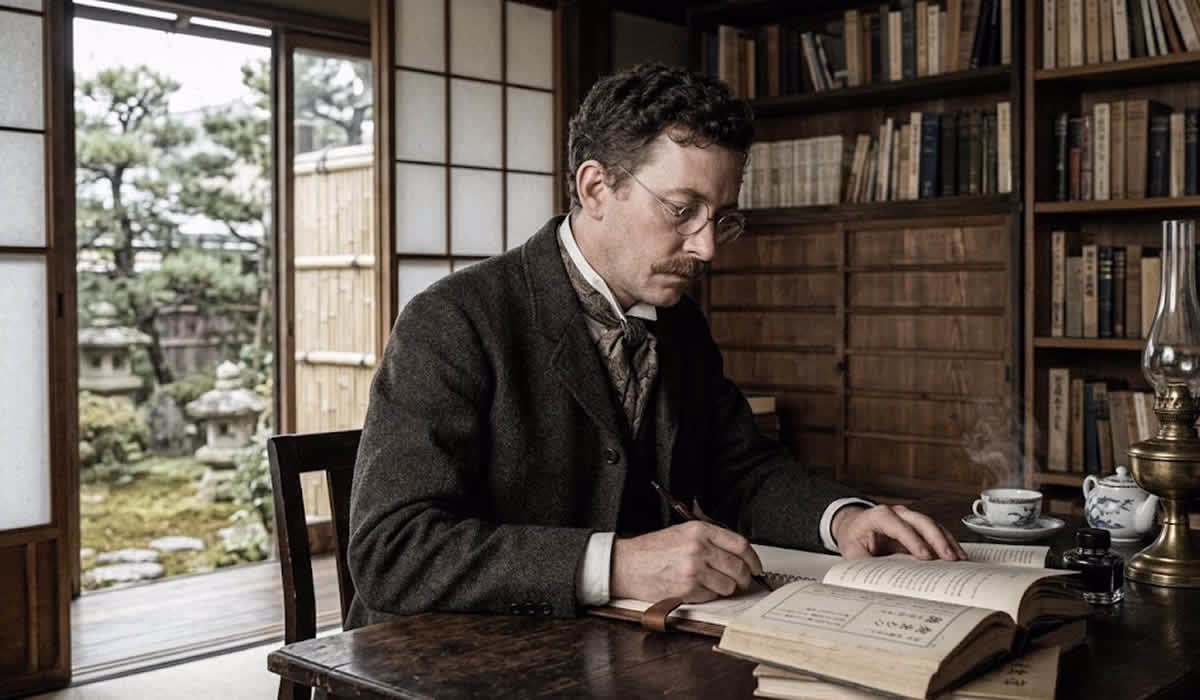 Patrick Lafcadio Hearn, famous irish japanese person, irish playwright, irish influencer, ireland japanese famous figures